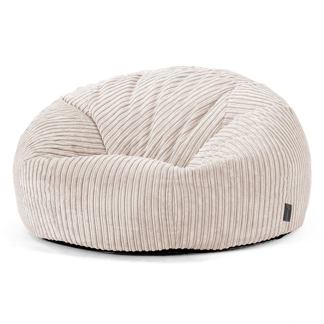 Sitzsack Sofa - Cord Elfenbein 01