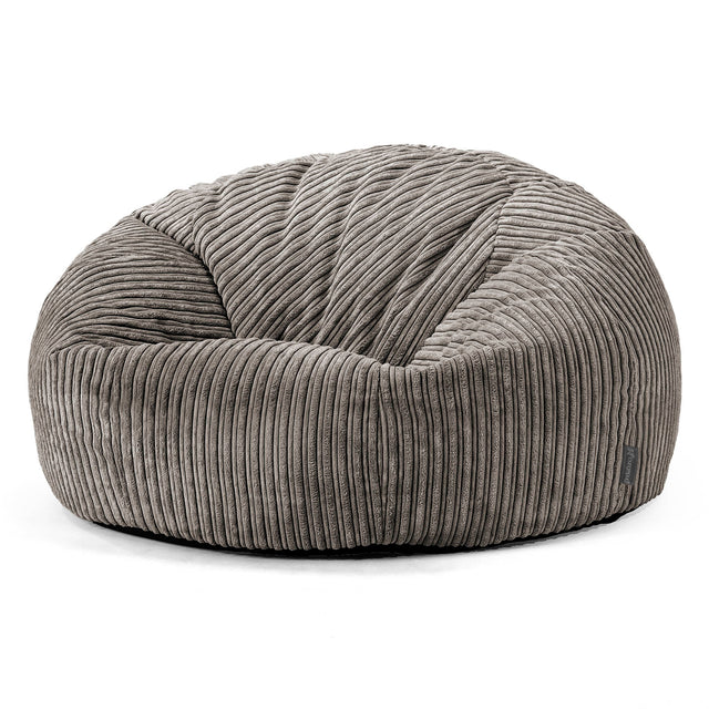 Sitzsack Sofa - Cord Graphitgrau 01