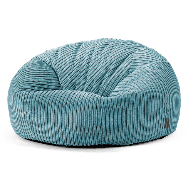Sitzsack Sofa - Cord Türkis 01