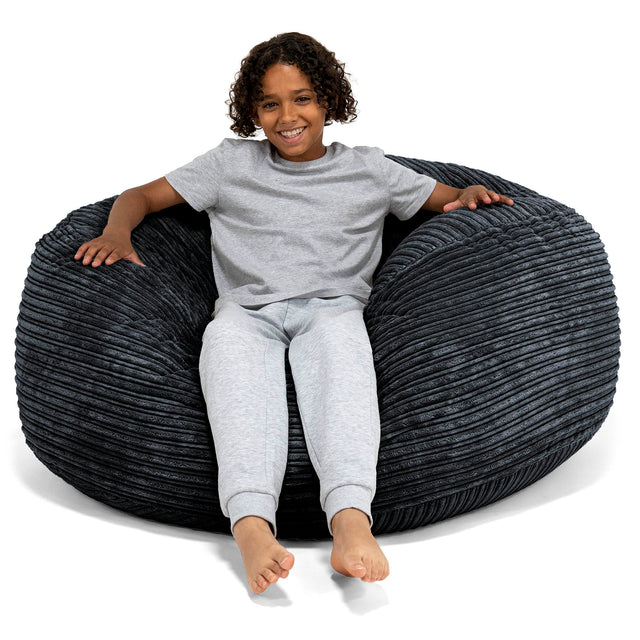 Super Bequemer Riesen Kindersitzsack 6-14 Jahre - Cord Baby Blau 01