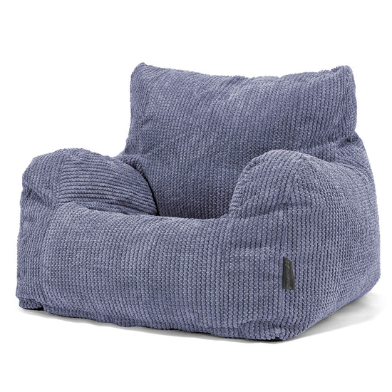 Sitzsack Sessel für Teenager 6-14 Jahre - Pom-Pom Lila 02