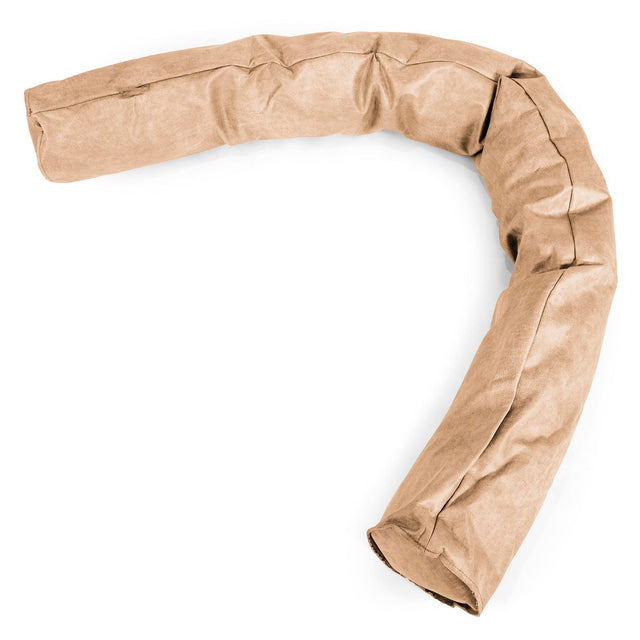 Seitenschläferkissen XXL - Vintage Leder Goldbraun 01