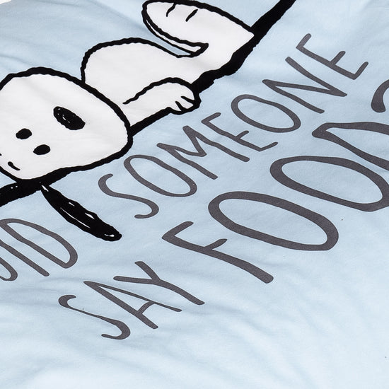 Snoopy Großes Slouchy Hundebett - Hungrig 03