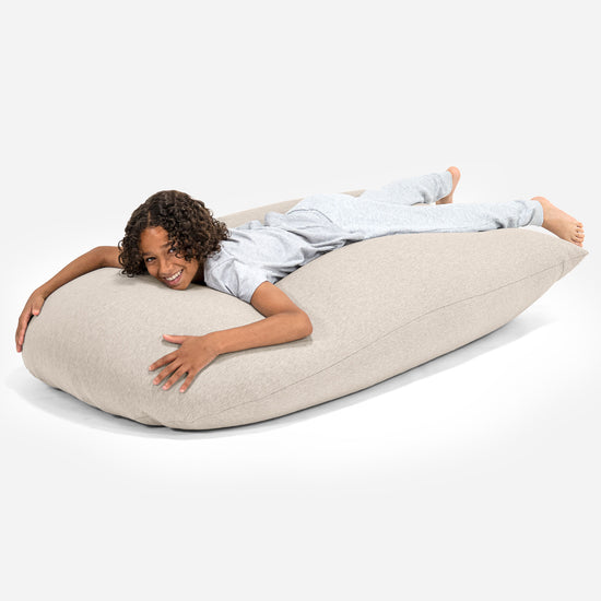 Grande XL Sitzsack - Elastische Baumwolle Nerzfarben 04
