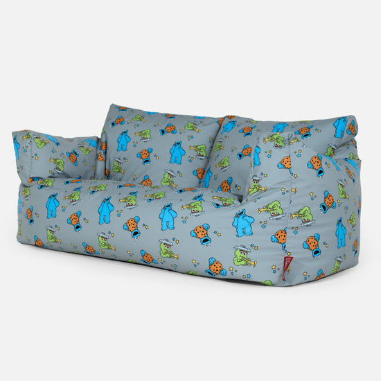 Sitzsack Sofa - Krümelmonster & Oskar der Griesgram 02
