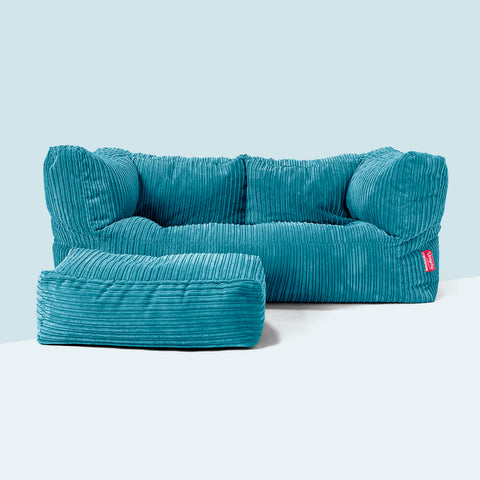 Seine speziell designte Form bietet überragenden Komfort beim Chillen und genug Raum zum Kuscheln mit Kind, Partner oder Haustier!