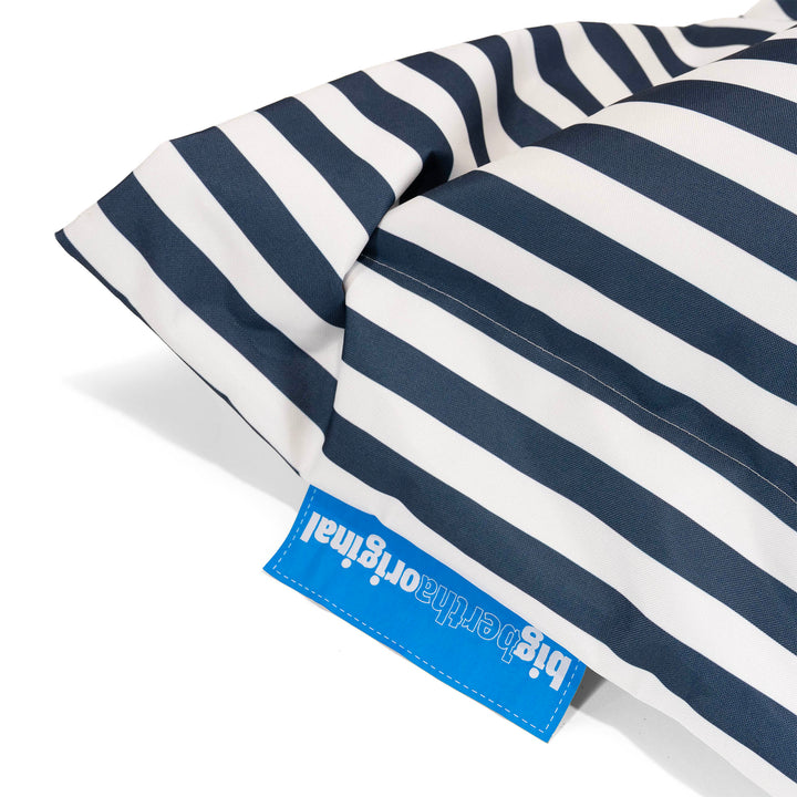 Sitzsack XXL Outdoor - Marineblau Gestreift 05