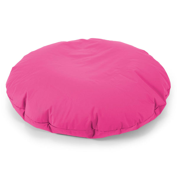 Flexforma Runder Kinder-Sitzsack als Bodenkissen 2-14 Jahre - Pflegeleicht Pink 01