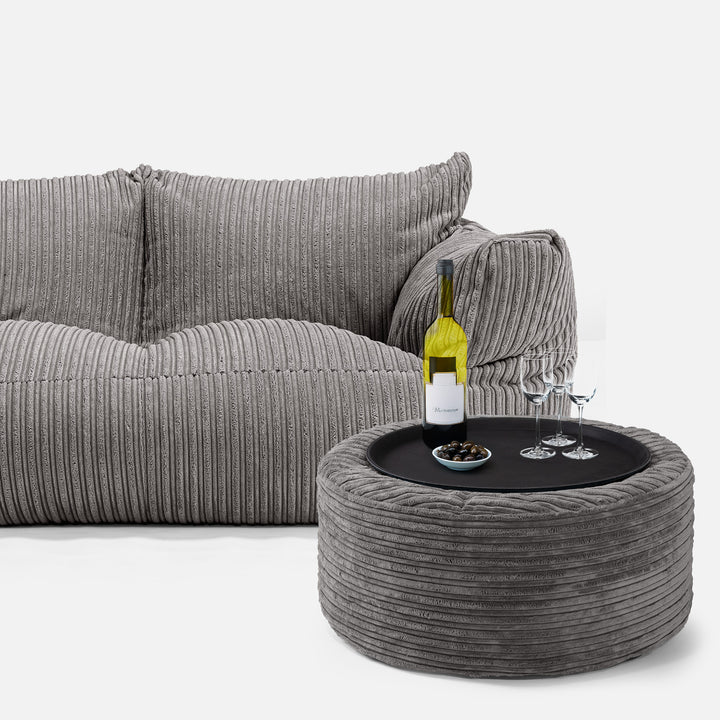 Josephine Sitzsack Sofa - Cord Graphitgrau 03