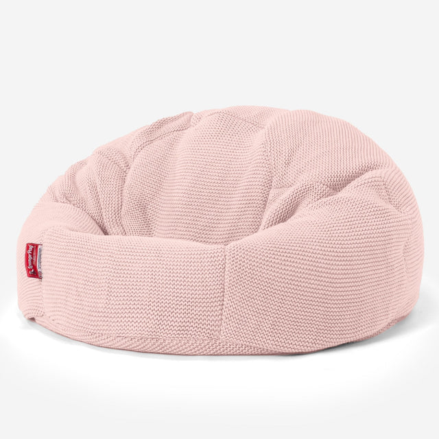 Klassischer Sitzsack Sessel Ersatz Bezug - Ellos Grobgestrickt 01
