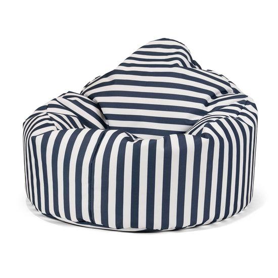 Archi Sitzsack - Marineblau Gestreift 01