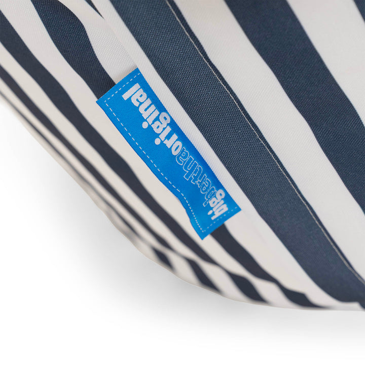 Archi Sitzsack - Marineblau Gestreift 03