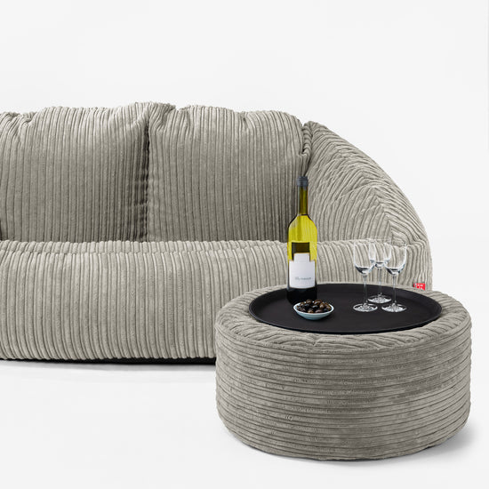 Bubble Sitzsack Sofa - Cord Nerzfarben 03