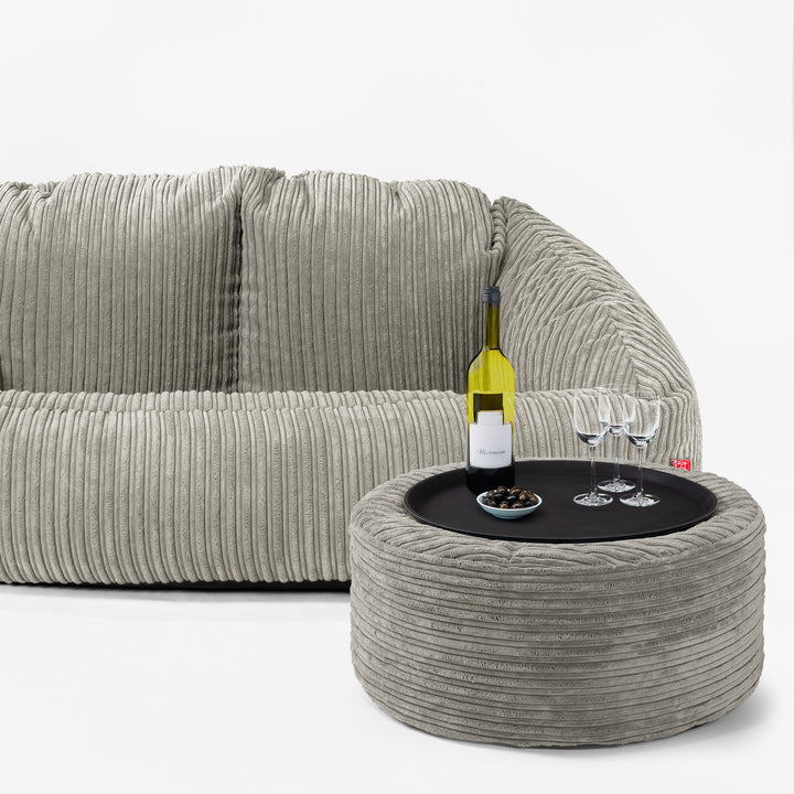 Bubble Sitzsack Sofa - Cord Nerzfarben 03