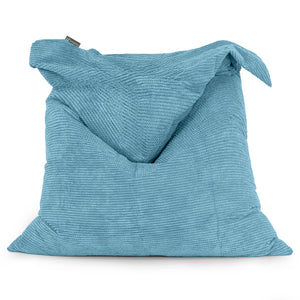 Sitzsack XXL - Pom-Pom Türkis