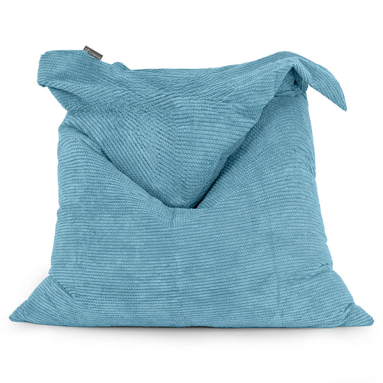 Sitzsack XXL - Pom-Pom Türkis 01