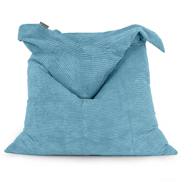 Sitzsack XXL - Pom-Pom Türkis 01