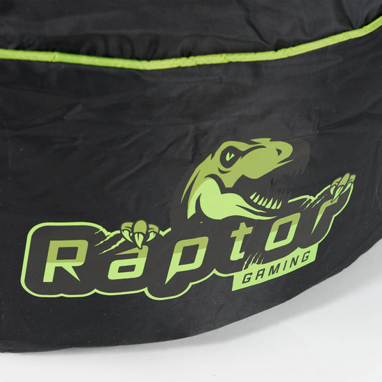 Gaming Sitzsack im Autositz-Stil - Schwarz / Grün 08