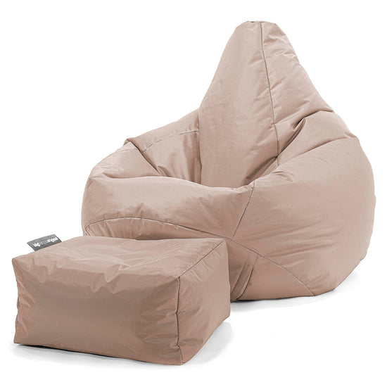 Gaming Sitzsack Sessel Outdoor - SmartCanvas™ Beige 02