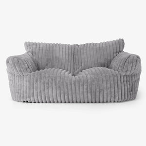Josephine Sitzsack Sofa - Ultra Plüsch Cord Grau