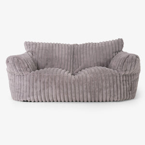 Josephine Sitzsack Sofa - Ultra Plüsch Cord Nerzfarben