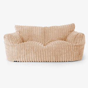 Josephine Sitzsack Sofa - Ultra Plüsch Cord Pfirsich