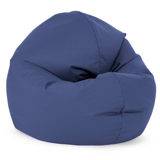 Junior Flexiforma Kinder Sitzsackstuhl 2-14 Jahre - Pflegeleicht für Draußen Marineblau 01