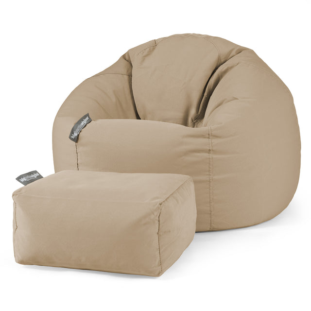 Klassischer Sitzsack Sessel - Olefin Beige 02