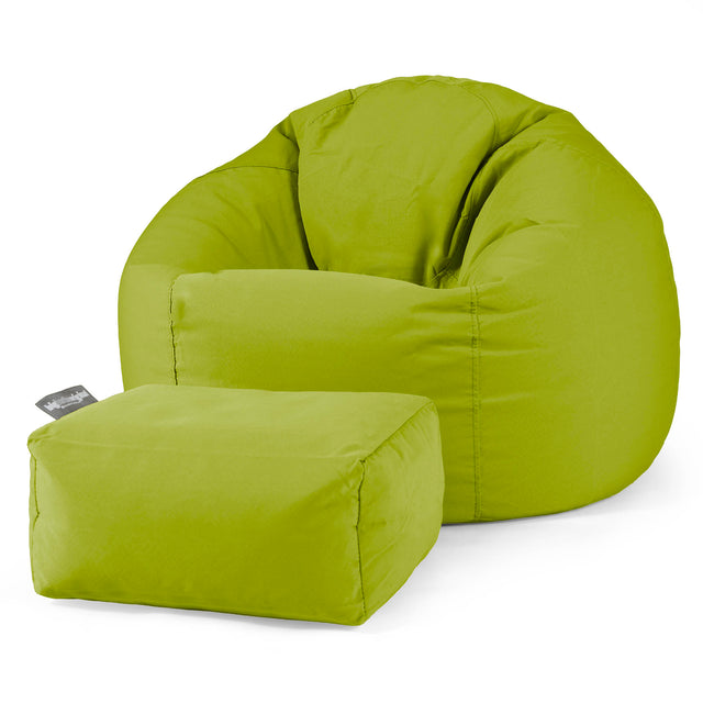 Klassischer Sitzsack Sessel - Olefin Hellgrün 02