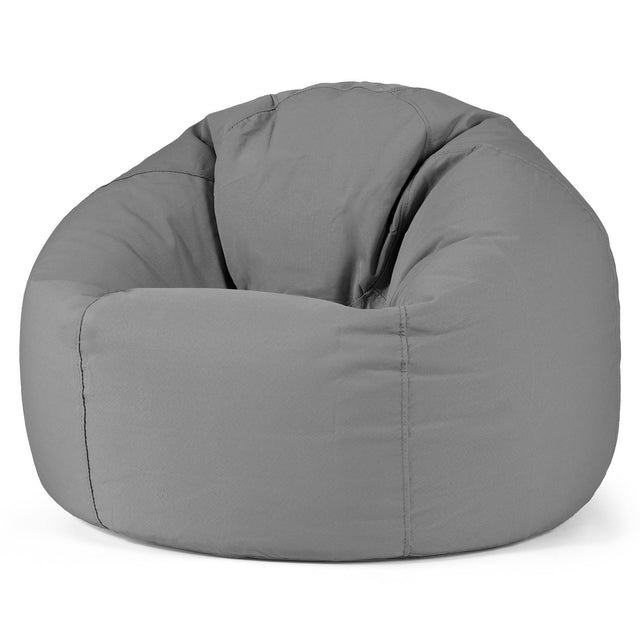 Klassischer Sitzsack Sessel - Olefin Mittelgrau 01
