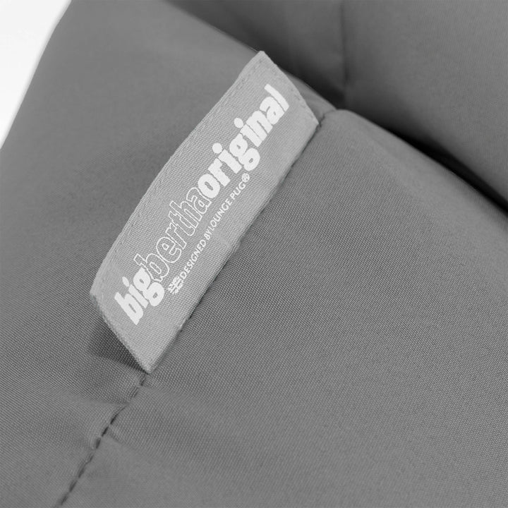 Klassischer Sitzsack Sessel - Olefin Mittelgrau 03