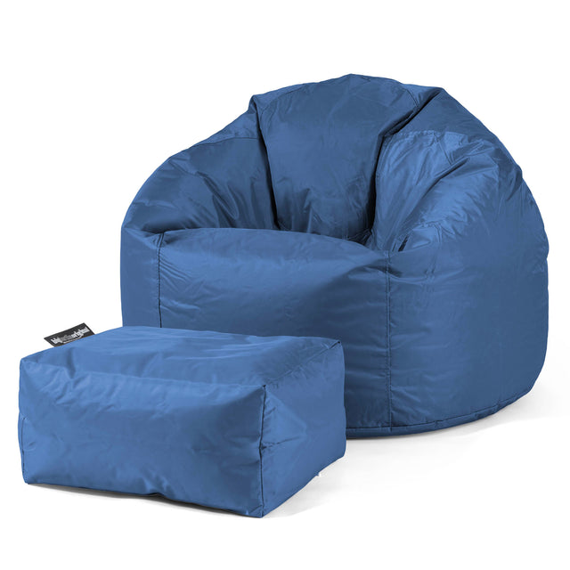 Klassischer Sitzsack Sessel - SmartCanvas™ Marineblau 02