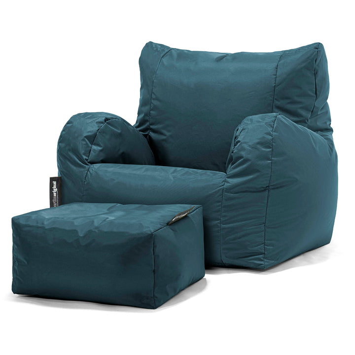 Lehnstuhl Sitzsack Outdoor - SmartCanvas™ Türkis 02