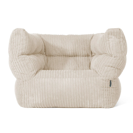 Louis Sitzsack Ohrensessel - Cord Creme 01