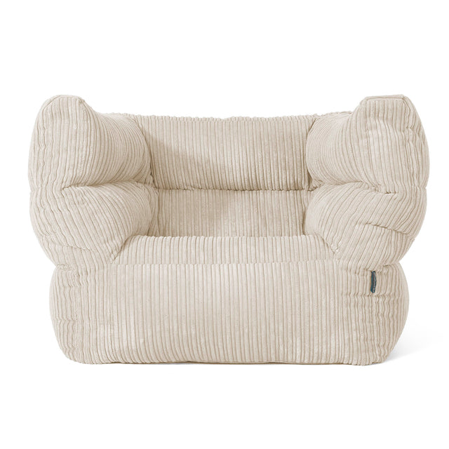 Louis Sitzsack Ohrensessel - Cord Creme 01