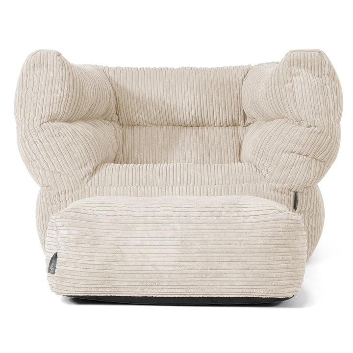 Louis Sitzsack Ohrensessel - Cord Creme 02