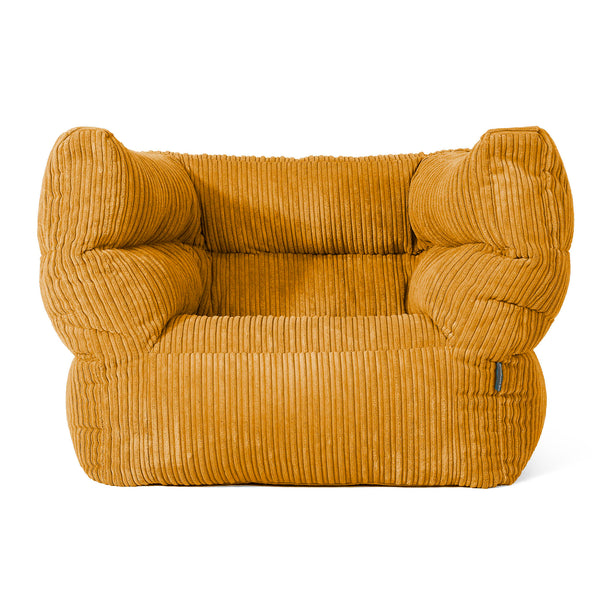 Louis Sitzsack Ohrensessel - Cord Goldhonig 01