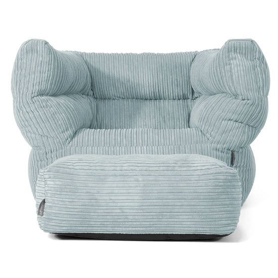 Louis Sitzsack Ohrensessel - Cord Mintgrün 02