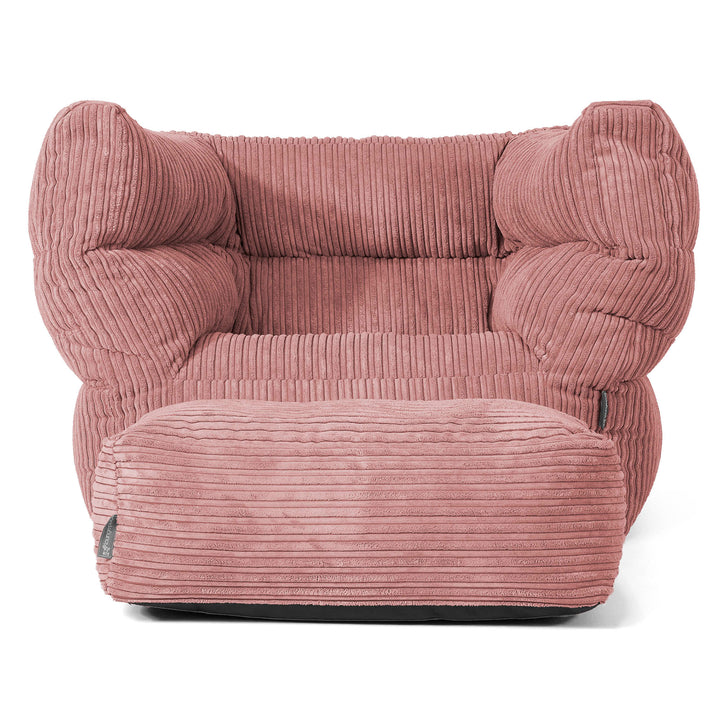 Louis Sitzsack Ohrensessel - Cord Pfirsich 02