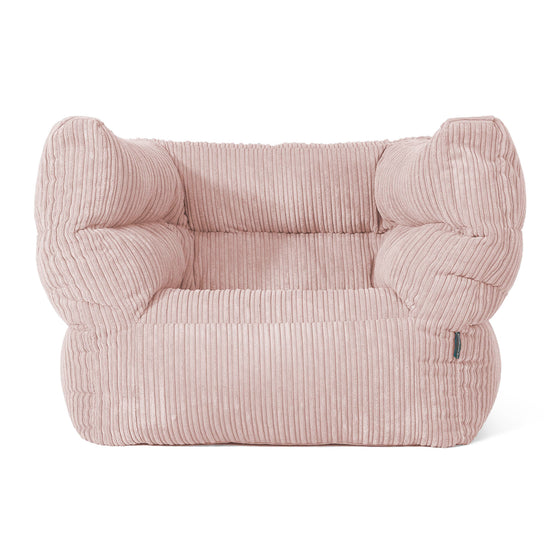 Louis Sitzsack Ohrensessel - Cord Rosa 01