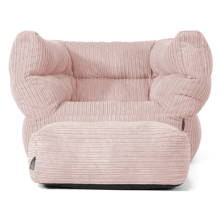 Louis Sitzsack Ohrensessel - Cord Rosa 02
