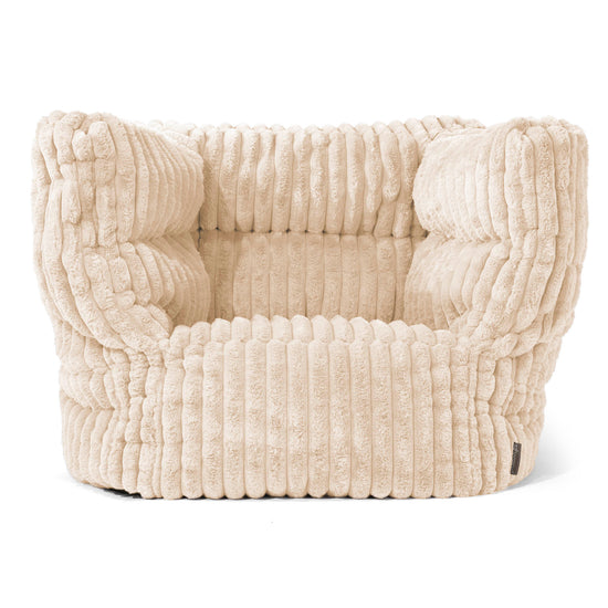 Louis Sitzsack Ohrensessel - Ultra Plüsch Cord Creme 01