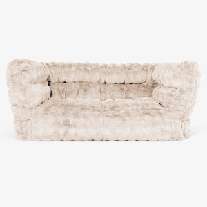 2-Sitzer Albert Sitzsacksofa 2.0 - Bubble Pelz Creme