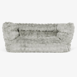 2-Sitzer Albert Sitzsacksofa 2.0 - Bubble Pelz Salbeigrün
