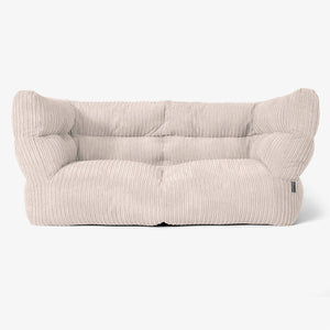 2-Sitzer Albert Sitzsacksofa 2.0 - Cord Elfenbein