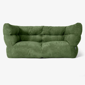 2-Sitzer Albert Sitzsacksofa 2.0 - Cord Nadelwaldgrün