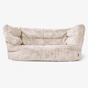 2-Sitzer Albert Sitzsacksofa 2.0 - Kaninchen Kunstfell Goldbraun