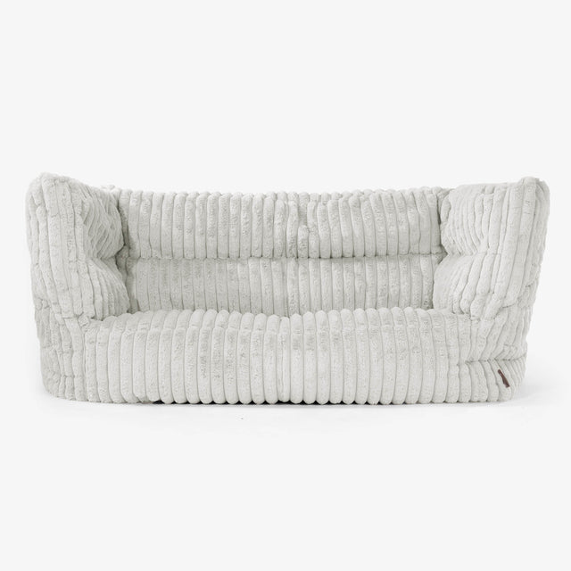 2-Sitzer Albert Sitzsacksofa 2.0 - Ultra Plüsch Cord Salbeigrün 01