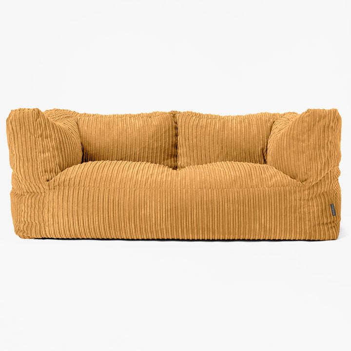 2-Sitzer Albert Sitzsacksofa - Cord Goldhonig 01
