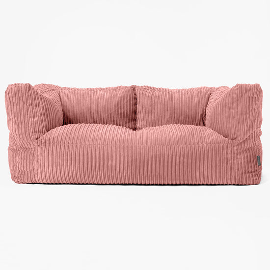2-Sitzer Albert Sitzsacksofa - Cord Pfirsich 01
